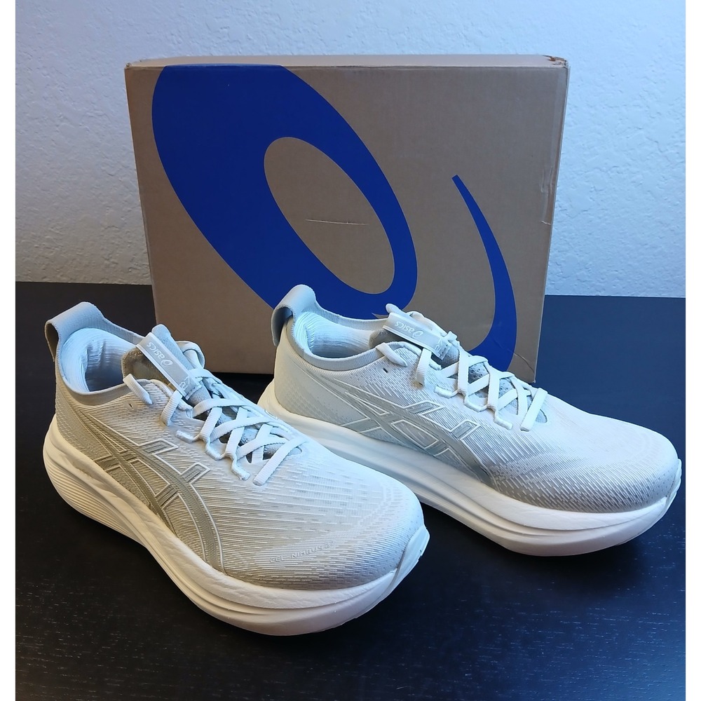 ASICS Gel-Nimbus 27 Womens Running Shoes Lake Grey Sage 1012B753-301 Size 8.5 - Picture 5 of 10